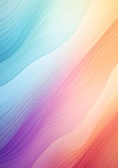 Obraz premium ウェーブ アブストラクト 背景 カラフル レインボー