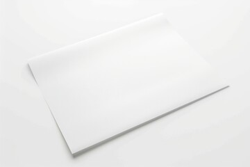 Naklejka premium Paper Mockup on Isolated Background created with Generative AI