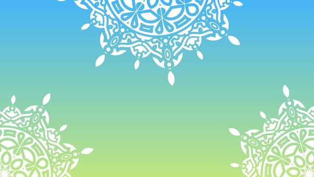 Colorful decorative mandala background