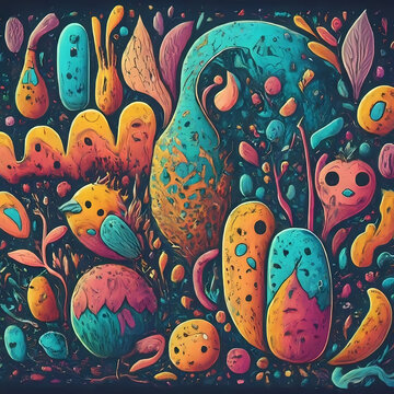 absatrat art monster