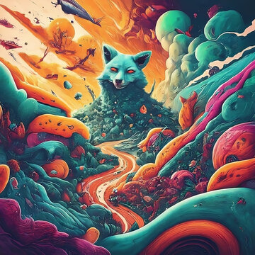 absatrat art monster