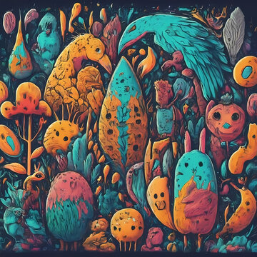 absatrat art monster