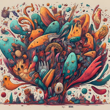 absatrat art monster