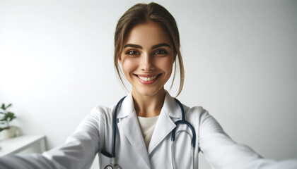 Fototapeta premium doctor with stethoscope