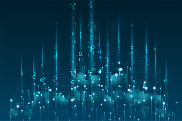 Abstract global technology background.