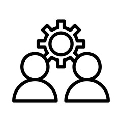 Activity icon or logo illustration outline black style