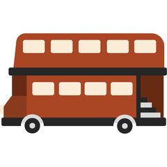 Double Decker Bus Illustration