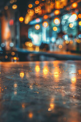 A bar table with blurred background of bar. Good for background