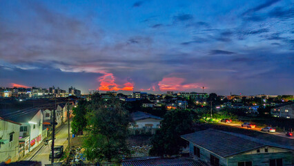 Beautiful evening sky each day