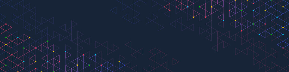 Abstract background with a geometric pattern of triangle shapes. Graphic design element