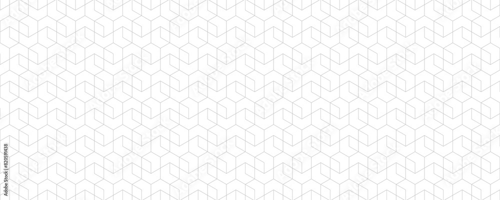 Poster Abstract background with a seamless pattern of simple geometric shapes. Stylish texture
