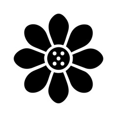 Obraz premium flower vector icon