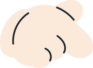 Hand element vector