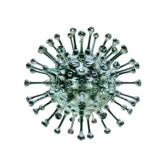 Fototapeta premium covid19 on white background