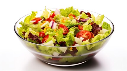 bowl of salad with vegetables