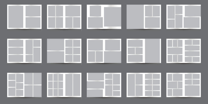 Minimal Magazine Design layout, catalogue layout design template, photobook layout template