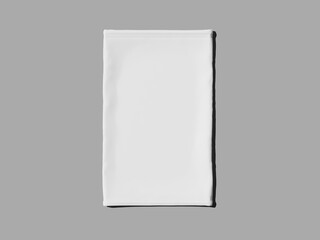 Flat Lay White Blank Buff Isolated Mockup