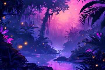 Enchanted Jungle Background