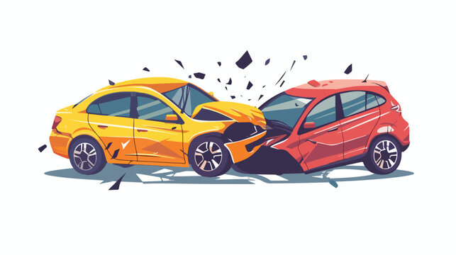 Traffic or motor vehicle accident or car crash