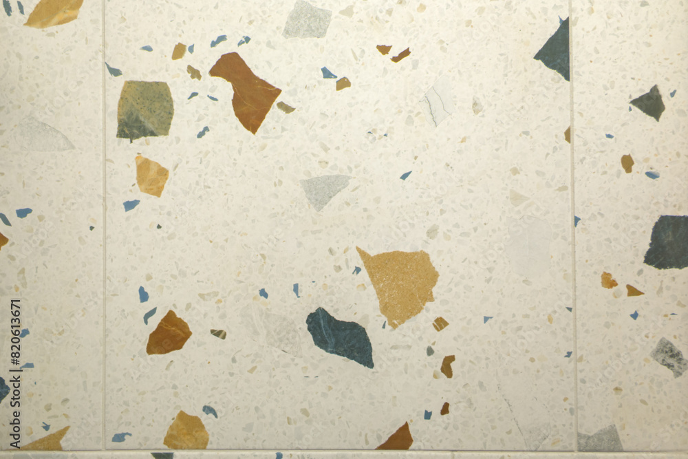 Canvas Prints floor mosaic tile color in marble style