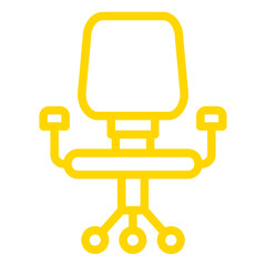 Desk chair Vector Icon Design Illustration
