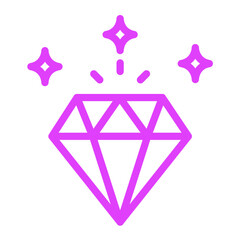 Diamond Vector Icon Design Illustration