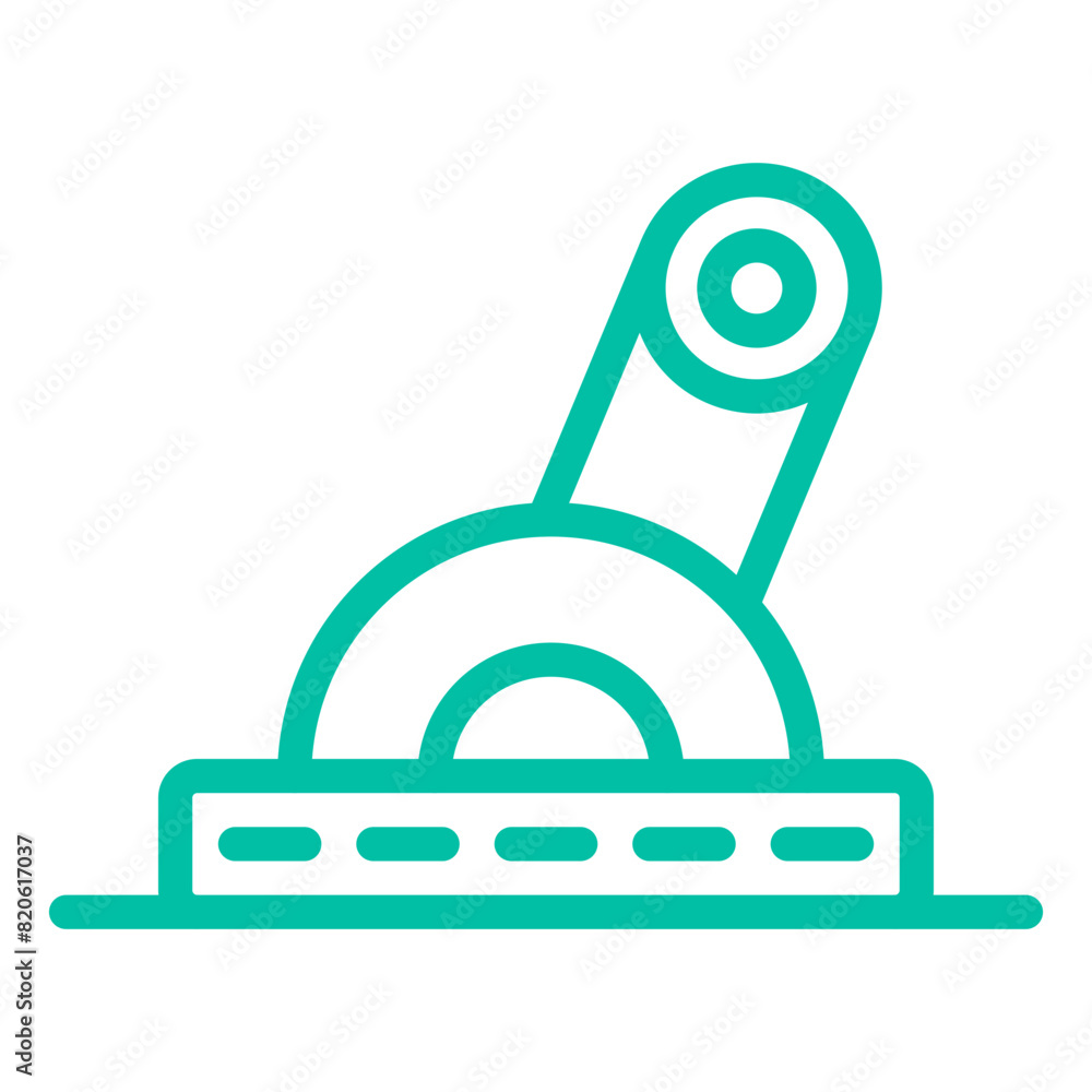 Wall mural Control lever Vector Icon Design Illustration