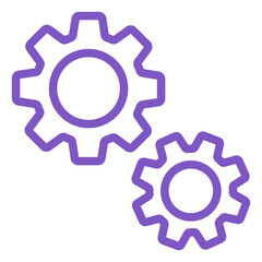 Settings Vector Icon Design Illustration