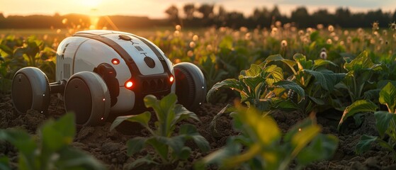 Leveraging computer vision, the robot assists in agricultural monitoring, spotting diseases and pests promptly for better yields and eco-friendly practices.