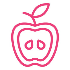 Apple Vector Icon Design Illustration
