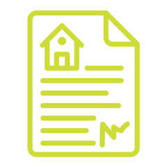 House document Vector Icon Design Illustration
