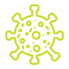 Virus Vector Icon Design Illustration