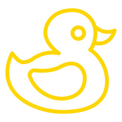 Rubber duck Vector Icon Design Illustration