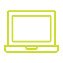 Laptop Vector Icon Design Illustration
