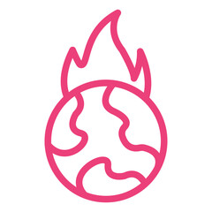 Flame Vector Icon Design Illustration