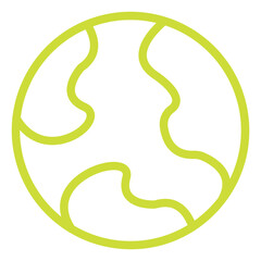 Earth Vector Icon Design Illustration