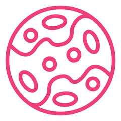 Pluto Vector Icon Design Illustration