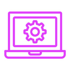 Gear Vector Icon Design Illustration