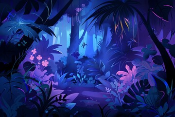 Mystical Forest Background