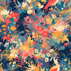 pattern with fishes