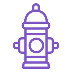 Obraz premium Fire hydrant Vector Icon Design Illustration