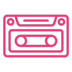 Casette Vector Icon Design Illustration