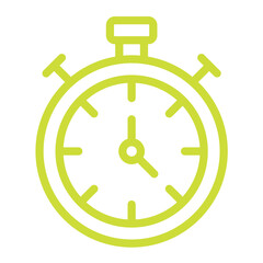 Stop watch Vector Icon Design Illustration
