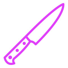Knife Vector Icon Design Illustration