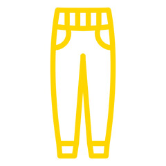 Trouser Vector Icon Design Illustration