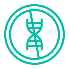 No gmo Vector Icon Design Illustration