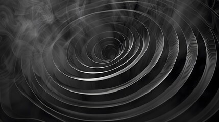 Clear Water drop with circular waves