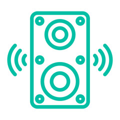 Speaker Vector Icon Design Illustration