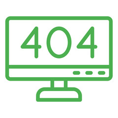 404 Error Vector Icon Design Illustration