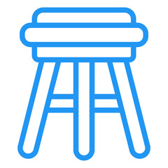 Stool Vector Icon Design Illustration